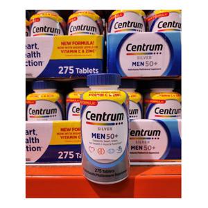 센트룸 실버 남성 50세이상 멀티비타민 275정