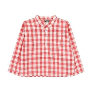 [봉통] 유아 체크 헨리넥 셔츠 (BUS41XS33N_SM)