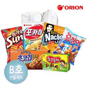 오리온 과자 선물세트 B세트/간식/어린이선물/어린이집/교회/선물용