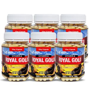 통라이프- 로얄골드 비타민E(뉴질랜드 로얄제리) 6개월분-6병