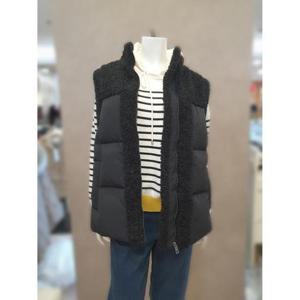 꼼빠니아 세이브존03 뽀글이 디테일 오리털 패딩 조끼 JNCADW0-WIV010