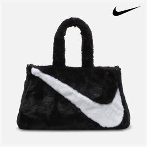 [나이키]나이키 겨울 토트 숄더백 폭스 퍼 블랙 FB3050-010