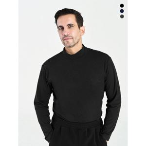 [마운틴벨리][클리어런스][이너BEST] 남성용 약기모 스판 하프넥