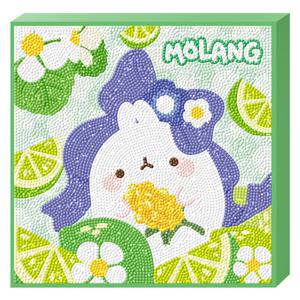 몰랑이 보석십자수 캔버스 몰랑 라임 25x25 BS25-603