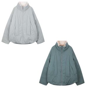 리버클래시 24FW 카키,라이트베이지 2COL택1 오버핏 FUR 덕 숏다운 LJW22212