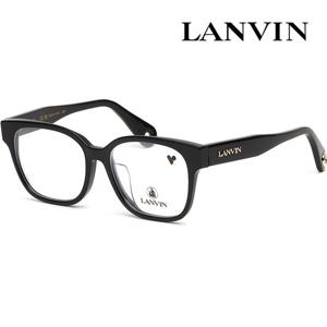 랑방 안경테 LNV2650LB 001 명품 블랙 아시안핏 뿔테 사각