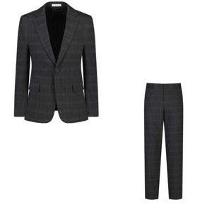 리버클래시 FW 다크 그레이 레귤러핏 글렌 체크 셋업 LJW26292