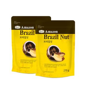 [리치팜너트]브라질넛 270g x 2팩