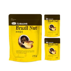[리치팜너트]브라질넛 270g x 3팩