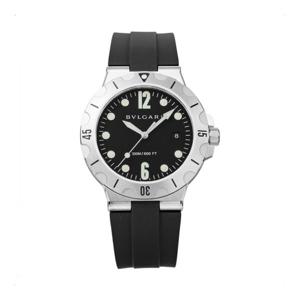 불가리 DP41BSVSD 남성 러버 오토 43mm