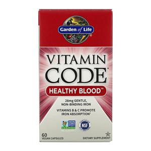 [해외직구] 가든오브라이프 비타민코드 Healthy Blood 60 캡슐