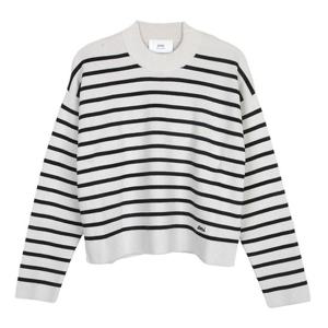 아미 남여공용 박시핏 스트라이프 스웨터 UKS036 KN0041 194