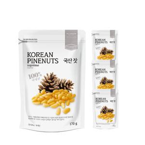 [리치팜너트]국산잣170g x 4팩