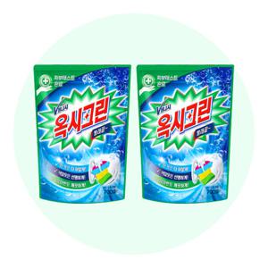 흰옷누런때 얼룩제거 표백제 옥시크린 700g 2개