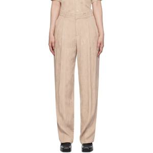 25 FW 소울랜드 여성 베이지 율라 슬랙스 241621F087002