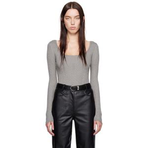 25 FW 캘빈클라인 여성 토프 헤일로 골지 탑 242325F110007