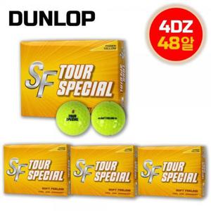 [던롭]던롭 SF 투어스페셜 2피스 옐로우 골프공 48알 4더즌 P TA