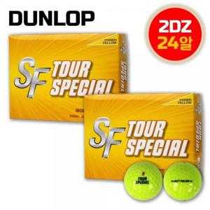 [던롭]던롭 SF 투어스페셜 2피스 옐로우 골프공 24알 2더즌 P TA