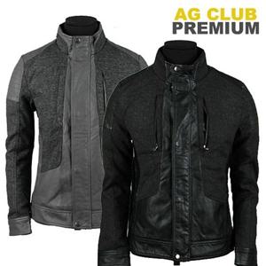 가죽점퍼 라이더점퍼 WS PU_05 모직 패치