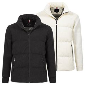 루센 남성 코듀로이 덕다운 니트 패딩 점퍼 Model No_B2-4E016