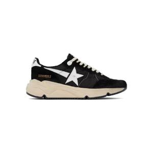 25 FW Golden Goose 남성 블랙   화이트 러닝솔 스니커즈 242264M237017