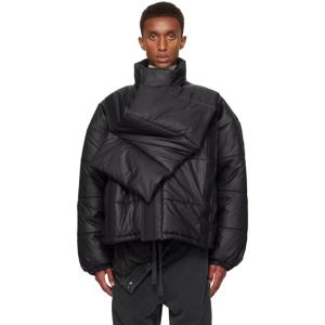 25 FW 와이프로젝트 남성 블랙 벨크로 패딩 재킷 242893M178002