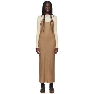 25 FW 베이스레인지 여성 베이지 다이다인 맥시 드레스 242922F055001