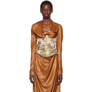 25 FW 비비안웨스트우드 여성 멀티컬러 벨라 컵리스 코르셋 242314F111015