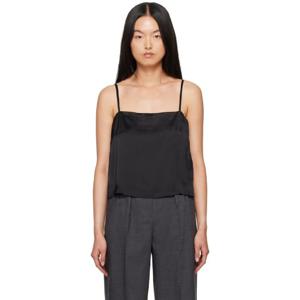 25 FW 아페쎄 여성 블랙 파울라 캐미솔 242252F111003