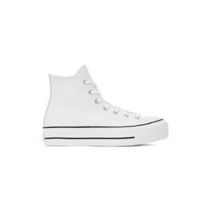 25 FW 컨버스 남성 화이트 척테일러 올스타 리프트 가죽 하이탑 스니커즈 242799M236000