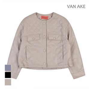[반에이크][반에이크] 퀼팅 가죽자켓_VB2YLEMD01Z (P003437306)