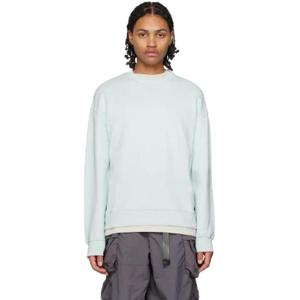 25 FW 어콜드월 남성 블루 에센셜 스웨트셔츠 231891M204001