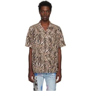 25 FW 수비 남성 블랙   베이지 주 리조트 셔츠 231088M192000