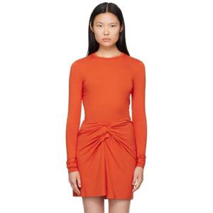 25 FW 이사벨 여성 오렌지 레오니오 티셔츠 232599F110001