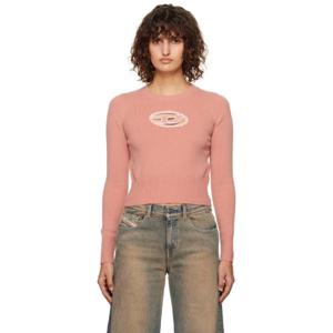 25 FW 디젤 여성 핑크 아리사 스웨터 242001F096002