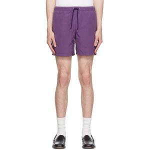 25 FW 아스페시 남성 퍼플 플라잉 더치맨 쇼츠 221277M193002