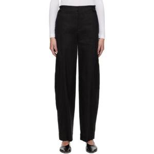 25 FW 빈스 여성 블랙 테일러링 유틸리티 슬랙스 231875F087012