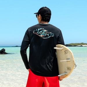 퀵실버 남성 루즈핏 래쉬가드 QS1080XMT