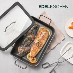 [에델코첸] 통3중 클래시 생선구이팬 29*20cm (블랙)