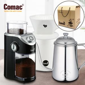 코맥 전동그라인더 홈카페 풀세트 선물포장 (ME4/DN11/KS1) [핸드드립,핸드드립세트,드립커피세트,커피드리퍼,핸드드립커피,드리퍼,커피드립,커피드립세트,핸드드립커피용