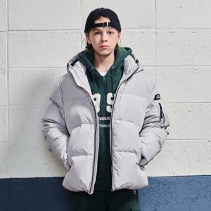 [에꼴리에] 남녀공용 겨울이월그레이항공포켓다운점퍼(24D1102)