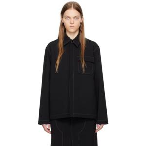 25 FW 소울랜드 여성 블랙 로리 셔츠 241621F109001