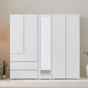 보루네오 시그니아 LPM 키큰장_2000 거울 옷장 세트