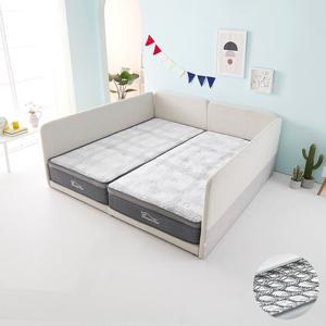 꽃잠 가드2형 패밀리 가족침대 싱글+싱글+본넬매트