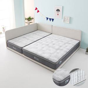 꽃잠 가드1형 패밀리 가족침대 싱글+퀸+패밀리 전용매트