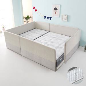 꽃잠 1500 둥지형 패밀리 가족침대 싱글+퀸+포켓매트