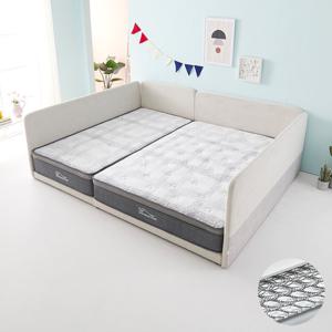 꽃잠 가드2형 패밀리 가족침대 싱글+퀸+본넬매트