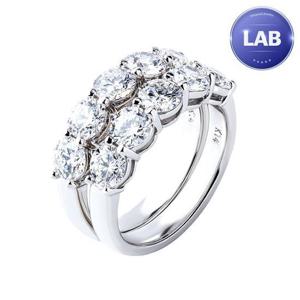 [한국금다이아몬드] 18K 랩 다이아몬드 쌍가락지 3부 랩다이아 쌍지반지