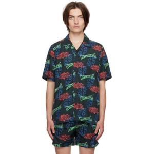 25 FW 수비 남성 블랙 글로우 리조트 셔츠 222088M213006