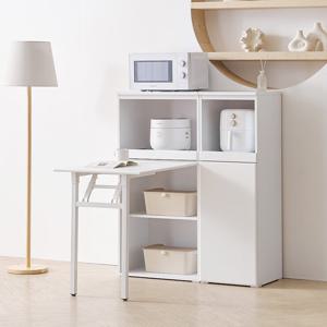 보루네오 마르체 리올 접이식 식탁 렌지대+밥솥 수납장 BAF110C (착불)